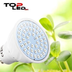 3 W - BASIC LED GROW žiarovka pre všetky rastliny, GU10, SMD 2835, fialová